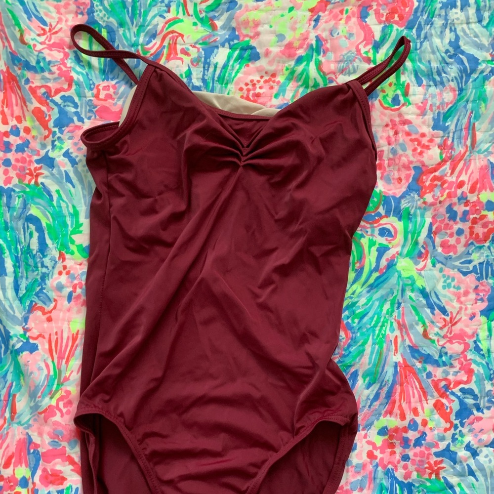 Balera maroon dance leotard